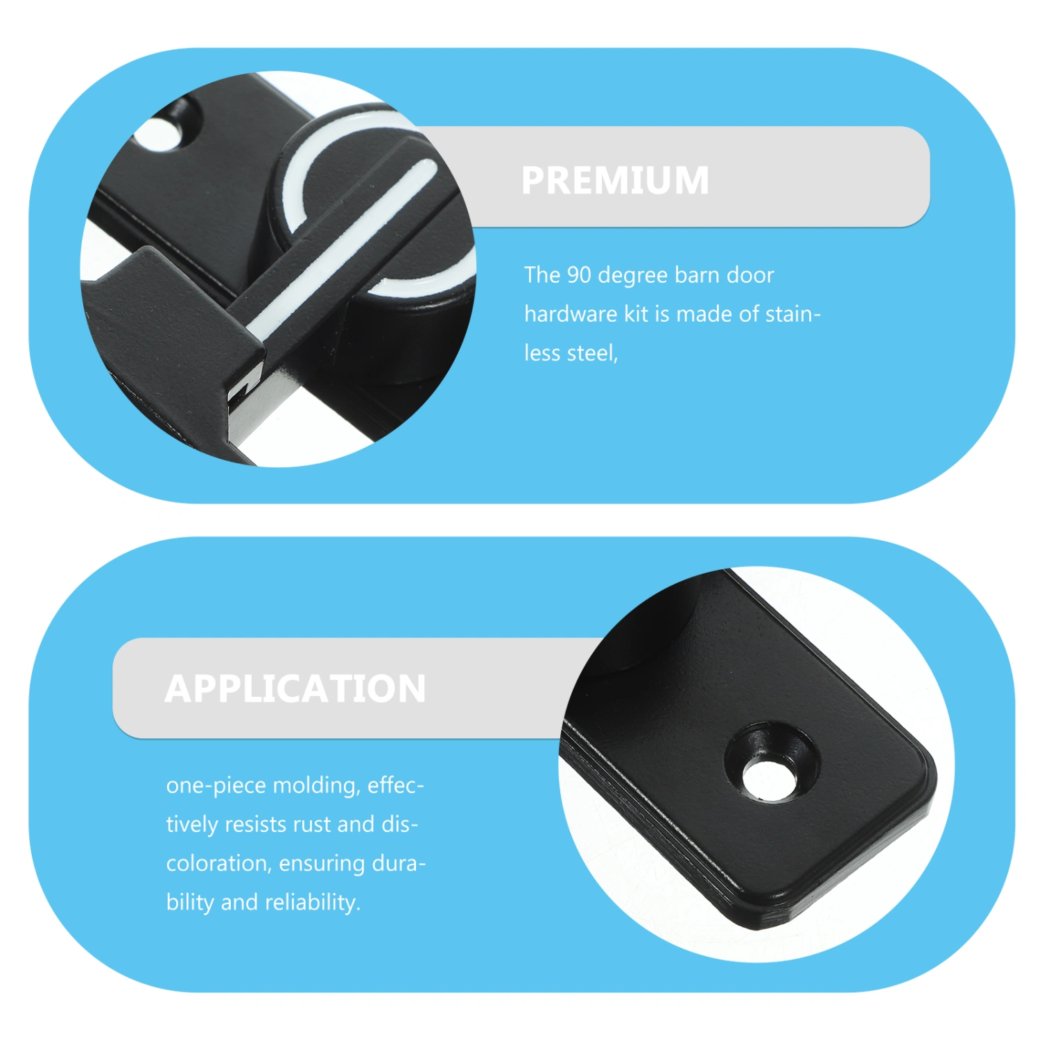 Barn Door Latch Door Gate Lock Hasp 90 Degree Latch Luminous Door Latch And Catch