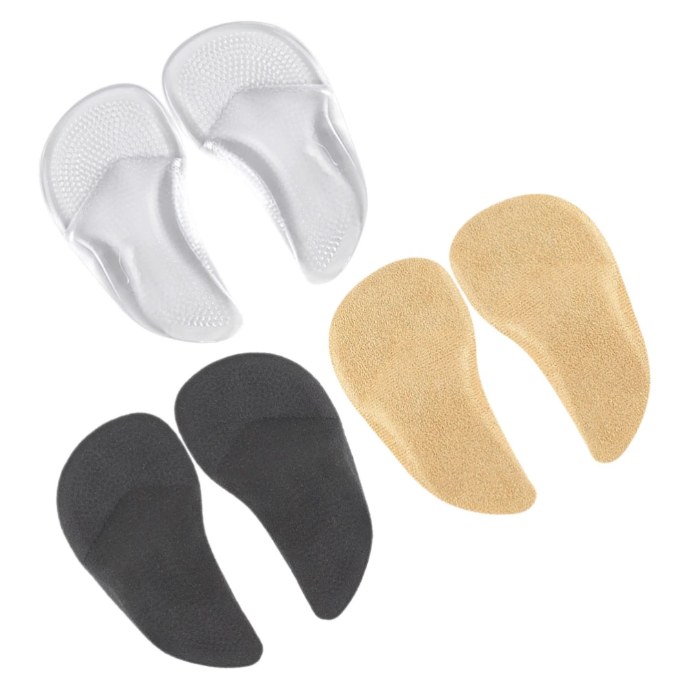 3 Pairs Metatarsal Pads for Women Foot Cushion Pads Shoe Inserts High Heel Insoles Forefoot Pads