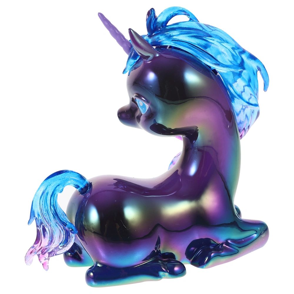 Elegant Unicorn Resin Unicorn Figurine Resin Craft Adorable Unicorn Car Figurine