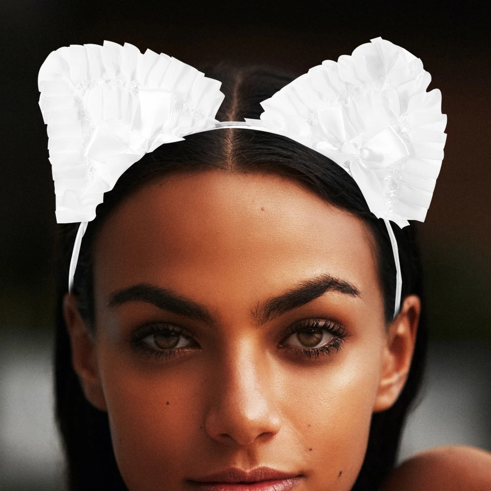 Cat Ears Headband Decorative Animal Ears Headband Lovely Cat Ears Headdress