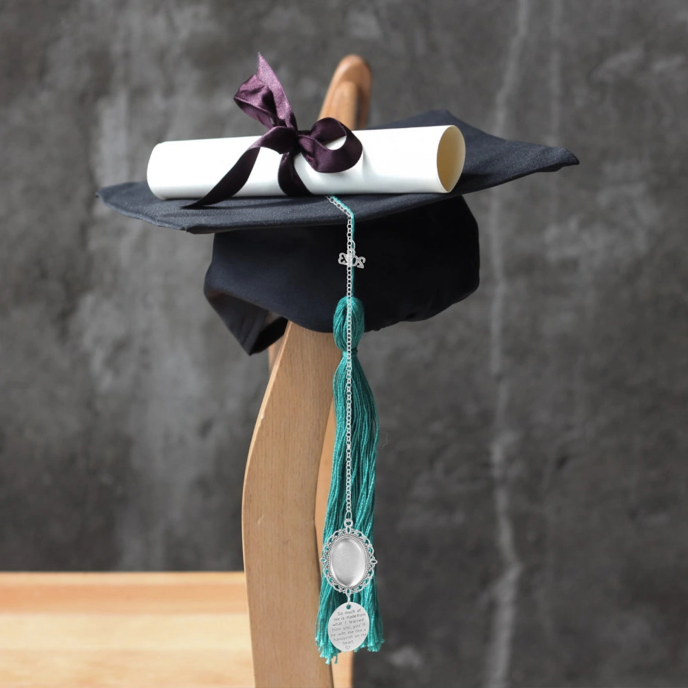 2Pcs Graduation Cap Tassel DIY Photo Charms Creative Photo Charms Graduation Decors