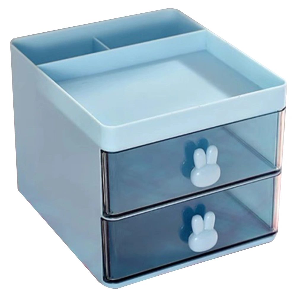 Desk Organizer with Drawers Desktop Storage Drawer Multi-layer Stationery Storage Case Stationery Holder