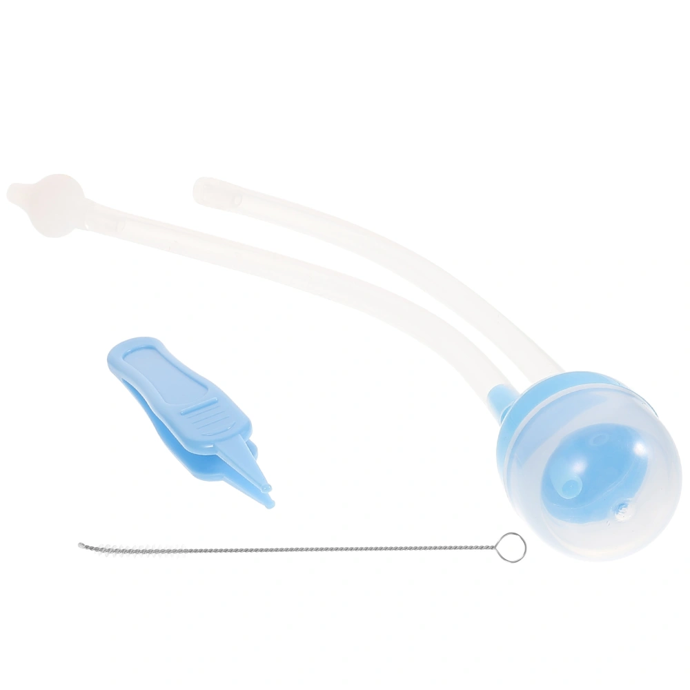 1 Set  Baby Nasal Aspirator Baby Nose Clean Tube Reusable Nose Sucker Infant Nasal Mucus Sucker