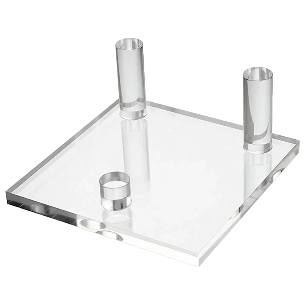 Clear Display Stand Minerals Gemstones Display Holder Specimens Support Base