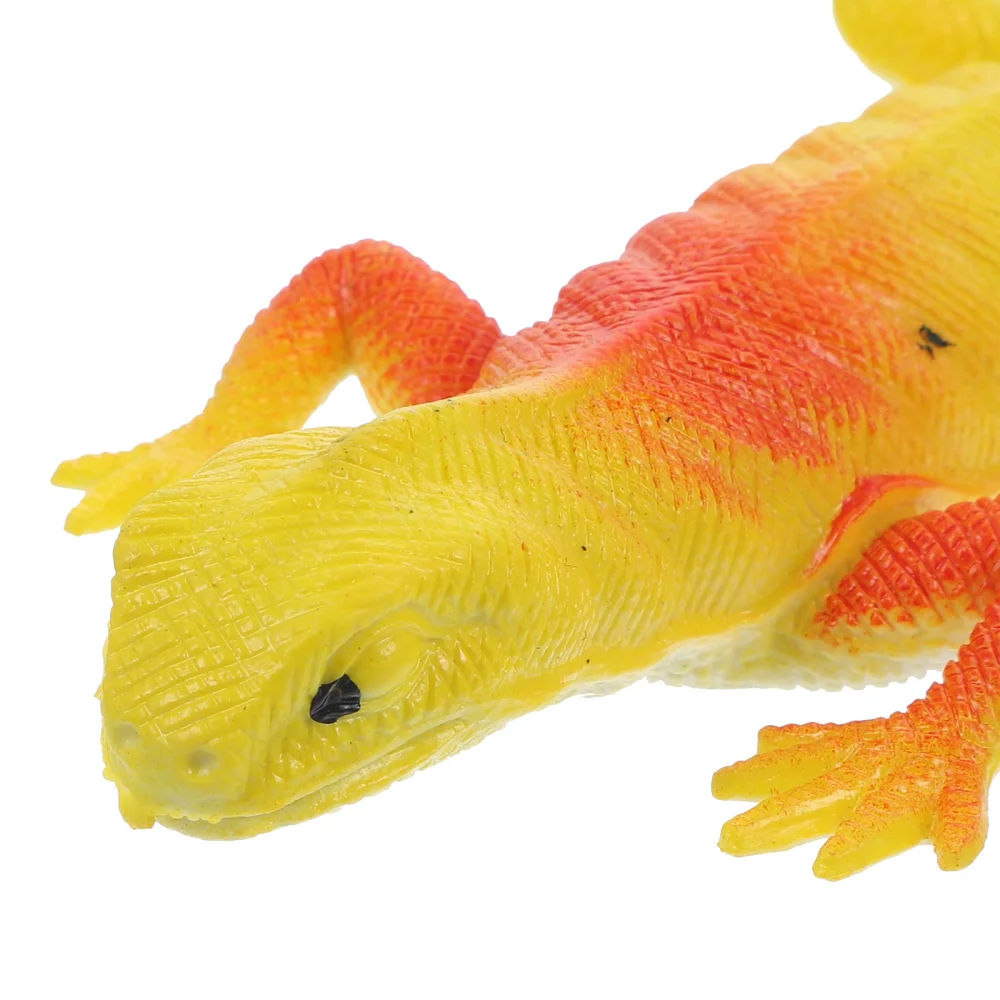 4Pcs Lizard Figurines Realistic Animal Models Kid Toys Educational Teaching Props