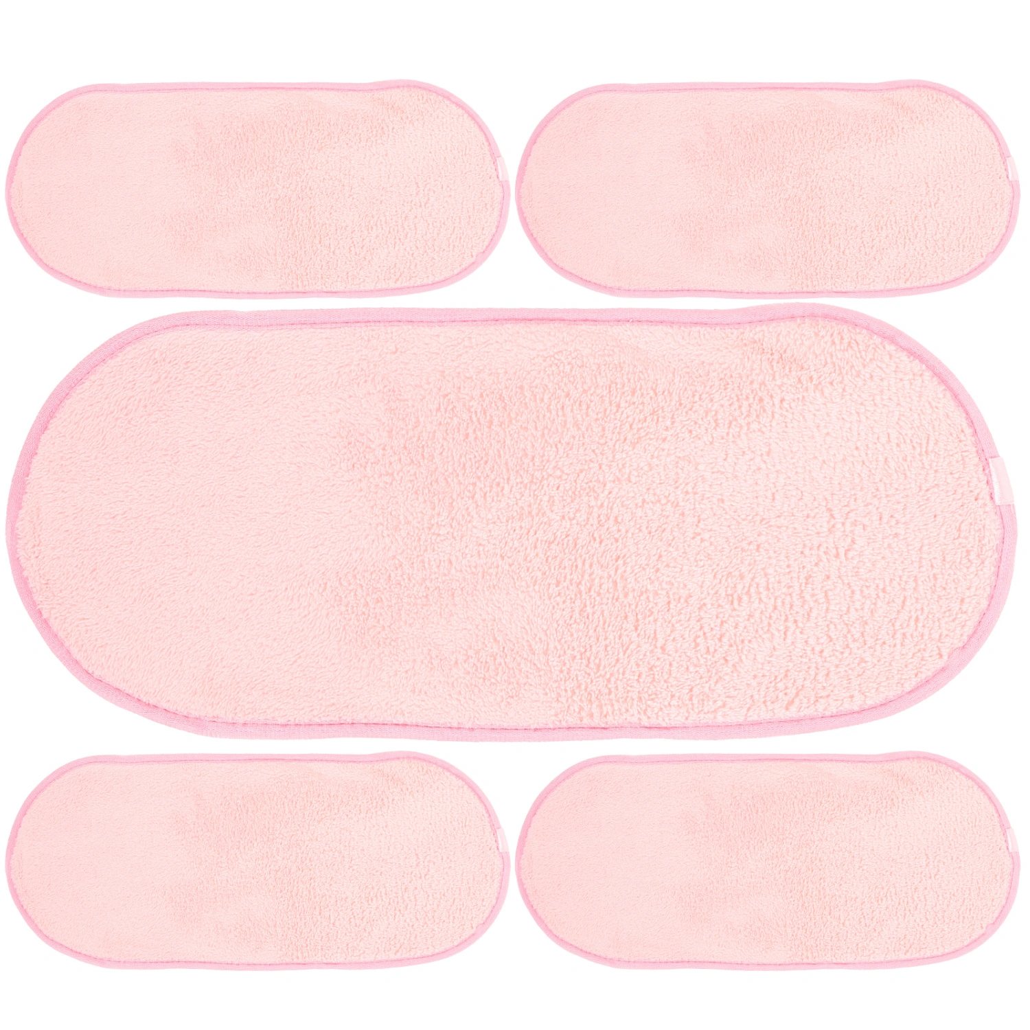 5Pcs Face Washing Towels Portable Face Towels Makeup Remover Cloths for Face Camping Face Towels