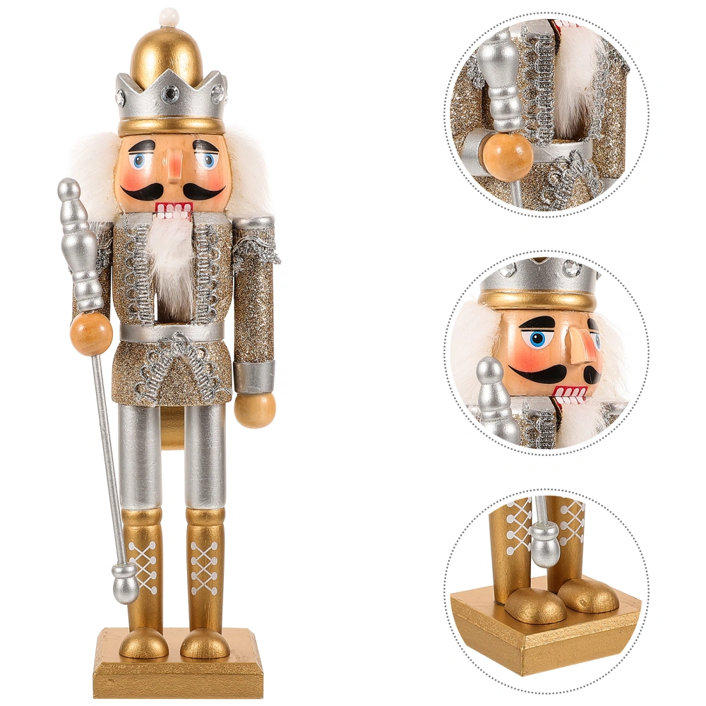 Desktop Nutcracker Adornment Nutcracker Puppet Figure Wood Nutcracker Soldier Nutcracker Puppet