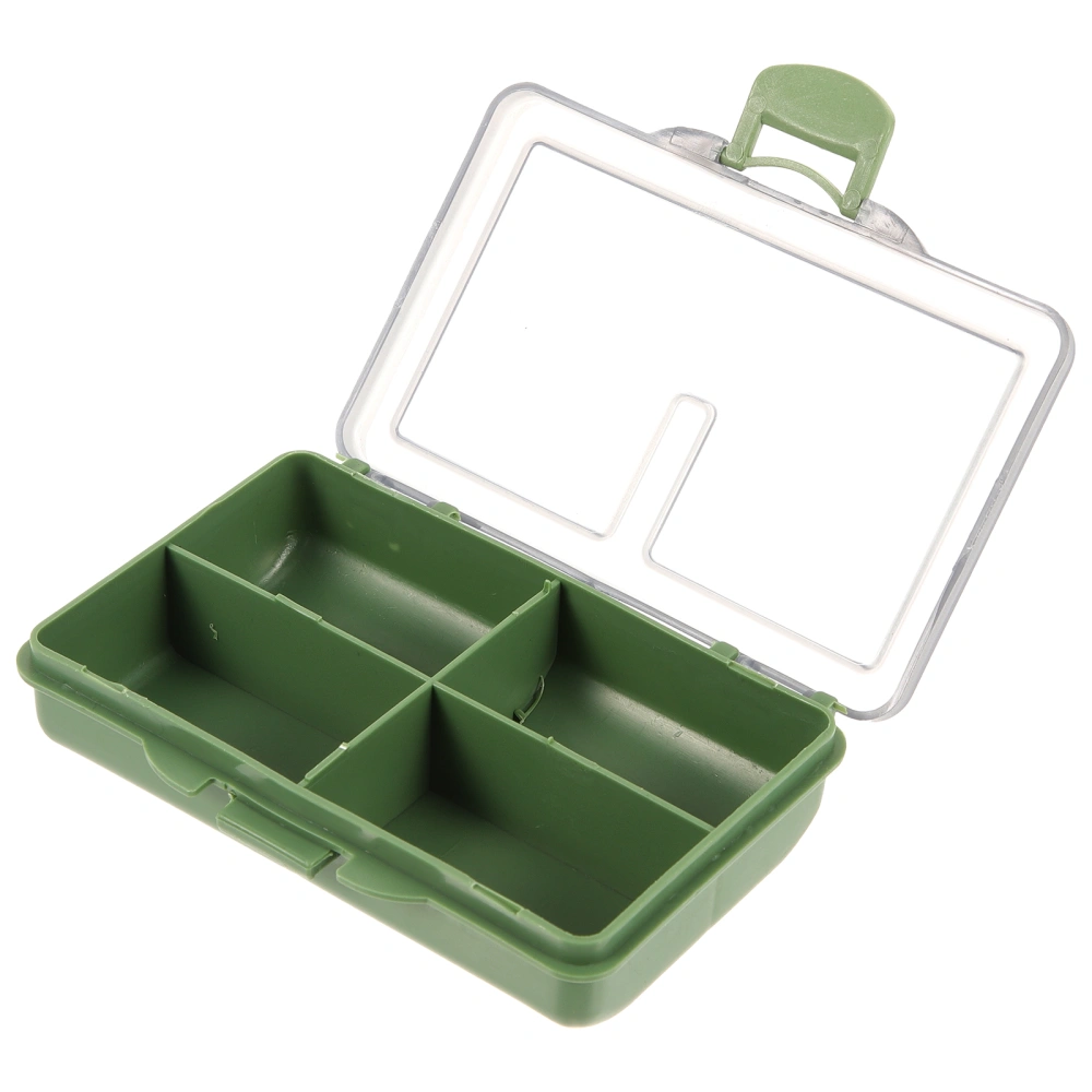 2Pcs Tackle Organizer Small Tackle Box Plastic Fishing Gear Holder Fishing Tackle Box Fishing Supplies