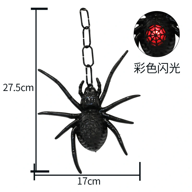 2pcs Glow in Dark Spiders Halloween Spiders Decor Luminous Spiders Pendant for Halloween