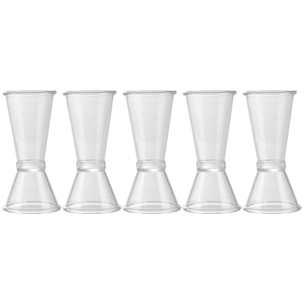 6pcs Double Jigger Measure Jigger Measuring Cup for Bar Party Wine Cocktail Dual Spirit Measure Cup