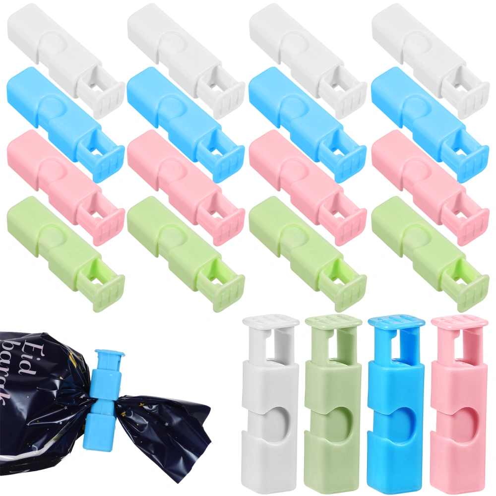 28Pcs Bag Sealing Clips Snack Food Storage Bag Clips Clamp Sealer for Home Kitchen Food Package