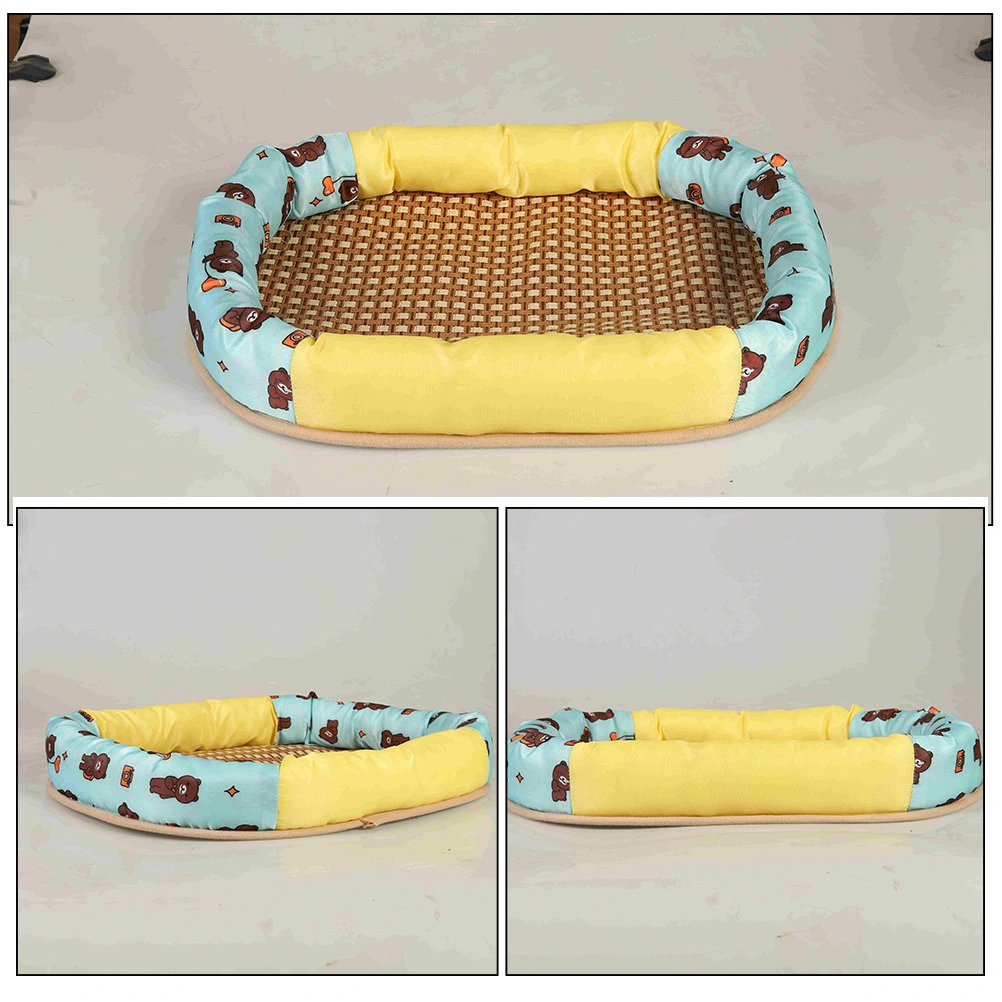 Cooling Dog Bed Soft Summer Pet Pad Cushion Pet Summer Sleeping Cool Bed
