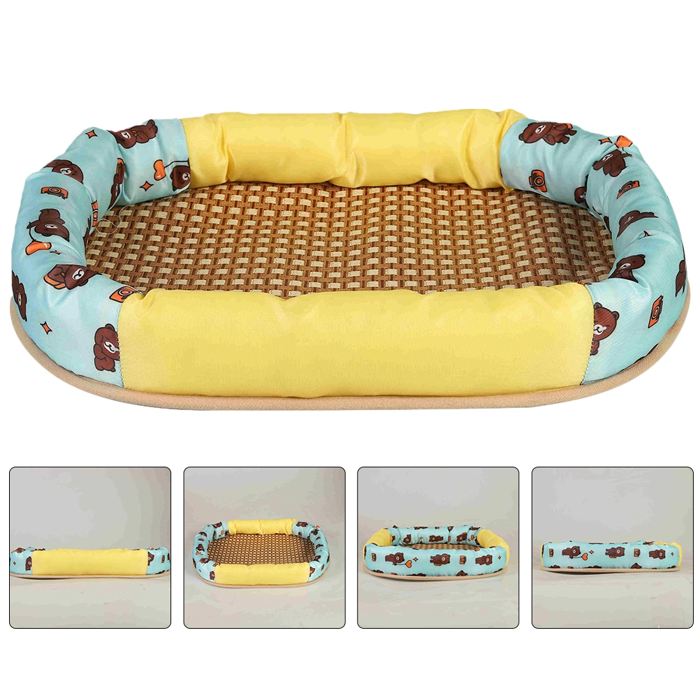 Cooling Dog Bed Soft Summer Pet Pad Cushion Pet Summer Sleeping Cool Bed