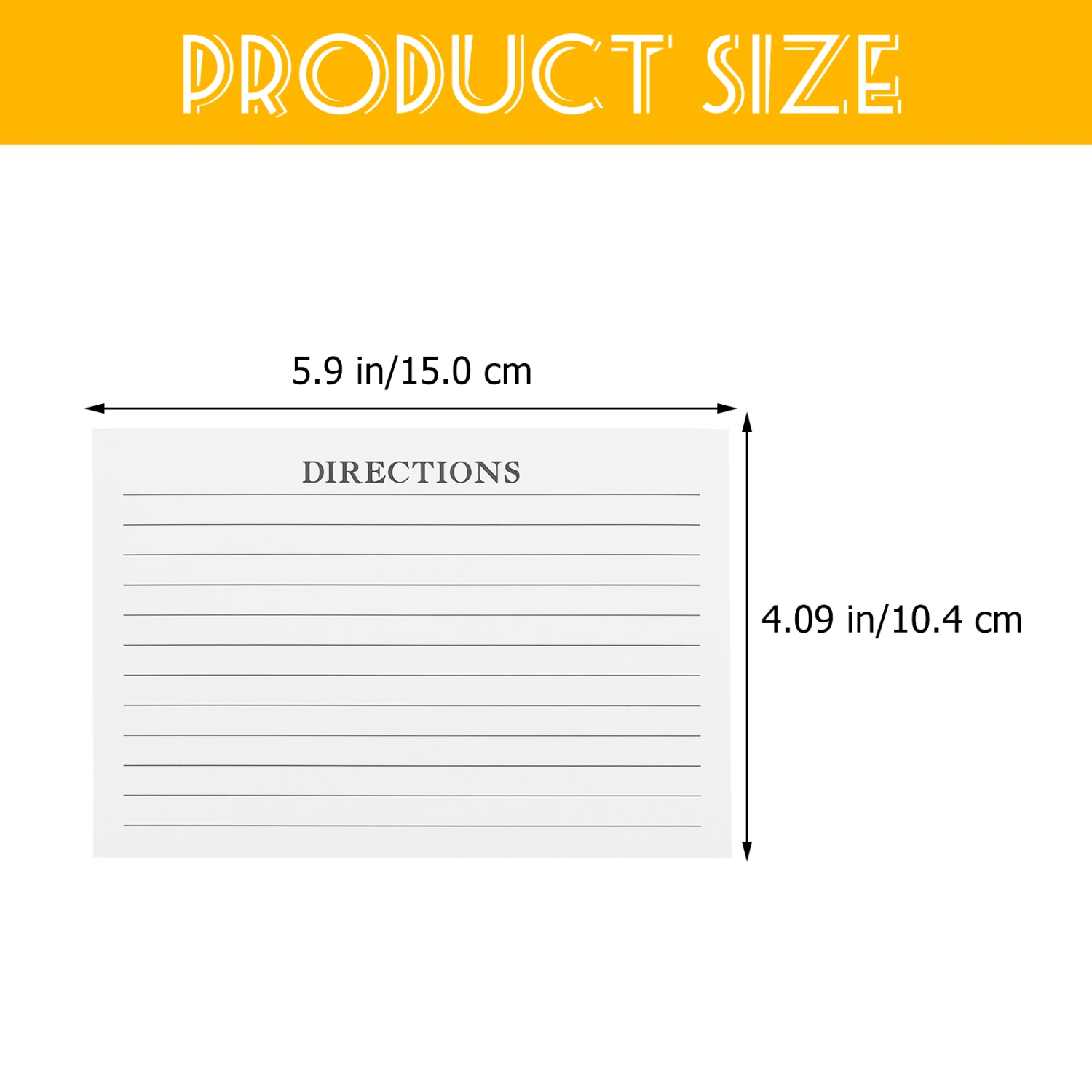 50pcs Convenient Recipe Cards Compact Recipe Papers Daily Use Recipe Sheets Kitchen Supply