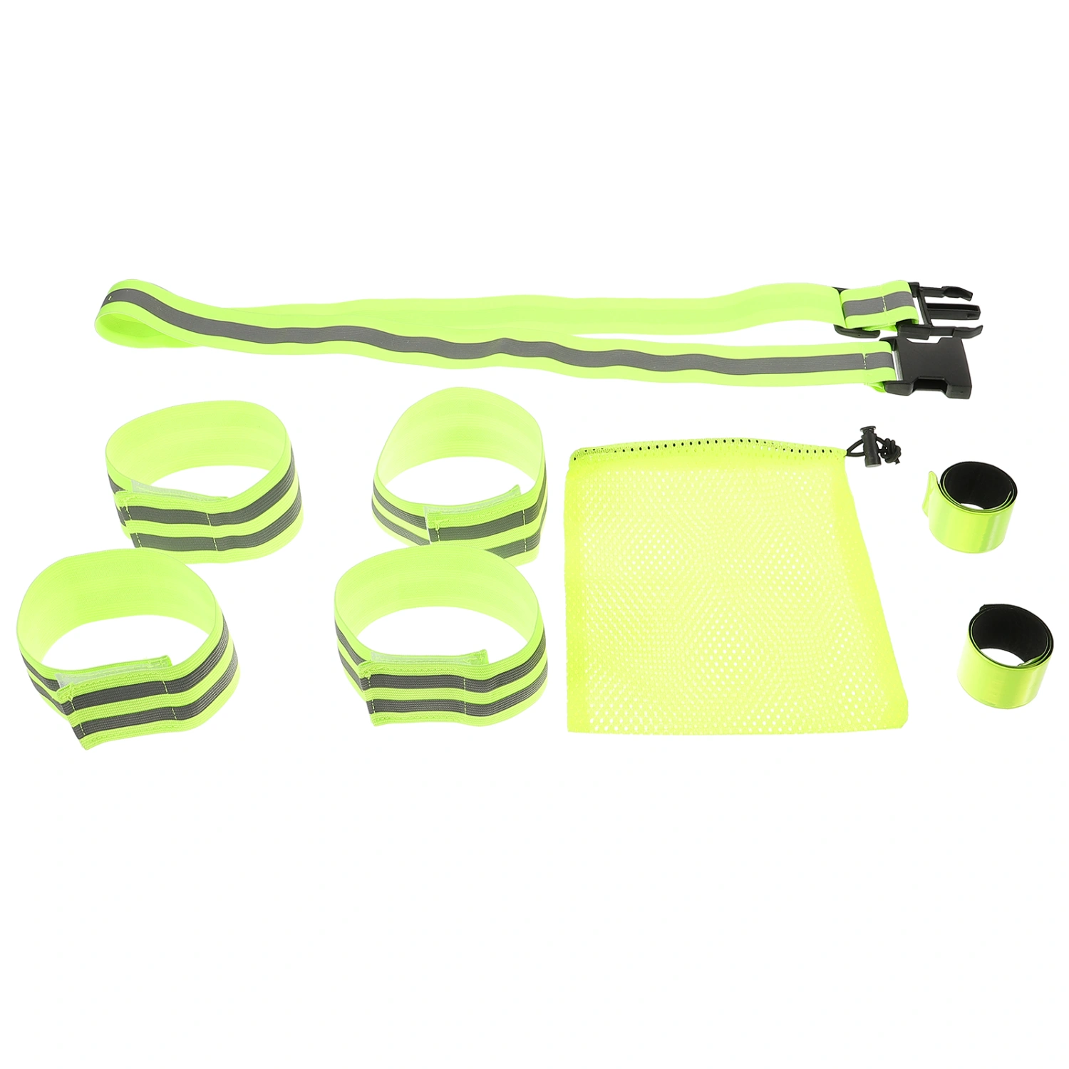 1 Set of Reflective Belt Armband Wristband Ankle Band Night Running Sports Suits