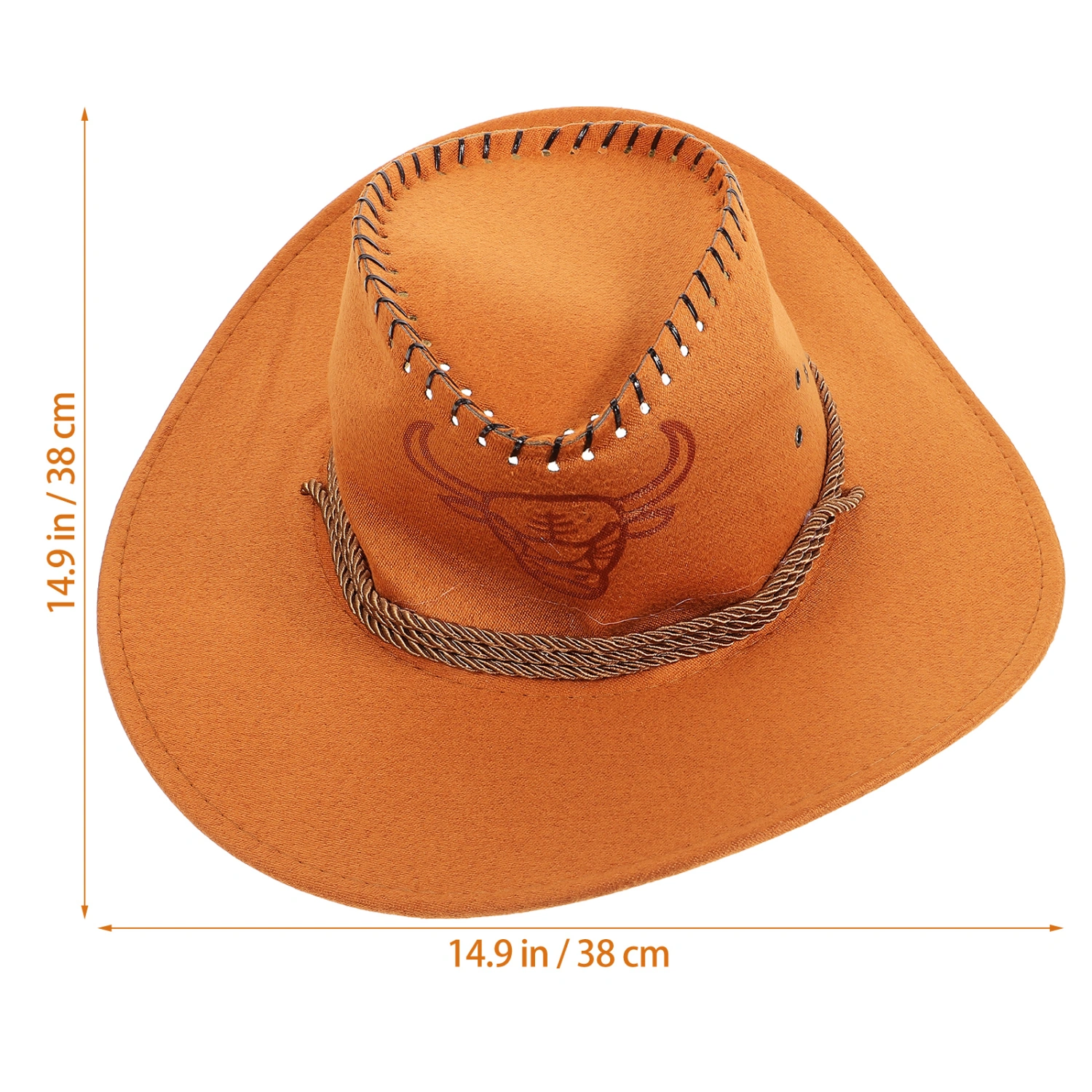 Women Cowboy Hat Outdoor Uv Protection Sun Cap Lady Wide Brim Hat Beach Sun Visor Hat