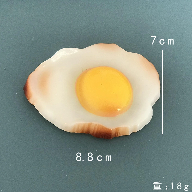 Simulation Fried Egg Model Fried Egg Photography Prop Food Display Model Fake Food