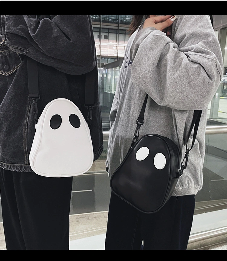 Novelty Crossbody Bag Single Shoulder Bag Travel Messenger Bag Halloween Ghost Purse