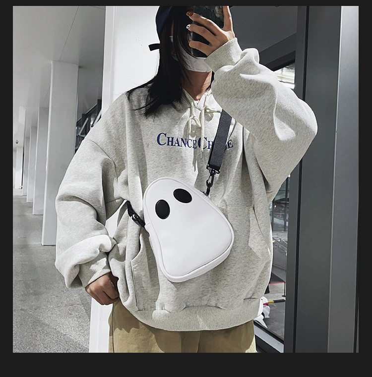 Novelty Crossbody Bag Single Shoulder Bag Travel Messenger Bag Halloween Ghost Purse