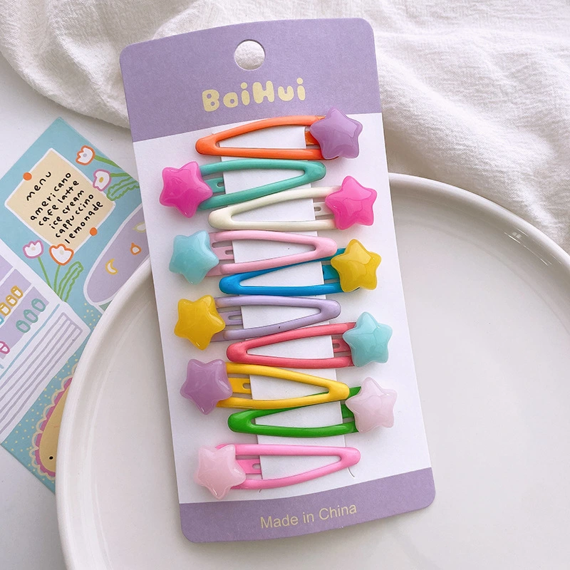 10pcs Cute Hair Pins Hair Accessories Hair Clip Hair Clamp Hair Accessories