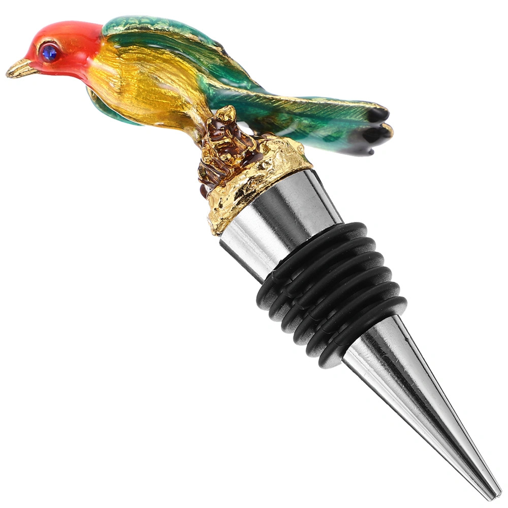 Bottle Stopper Zinc Alloy Bottle Stopper Bird Shape Bottle Plug Wine Bottle Sealer