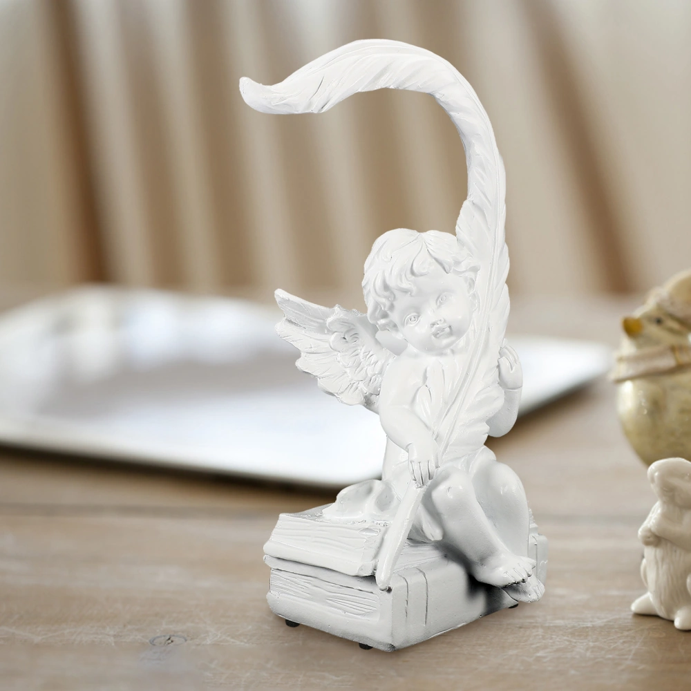 Delicate Angel Statue Decoration European Style Vintage Angel Figurine Desktop Tiny Angel Ornament