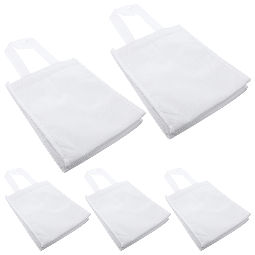 5Pcs Cake Takeaway Bag Insulated Food Bag Portable Cooler Bag Takeaway Food Bag Cake Bag