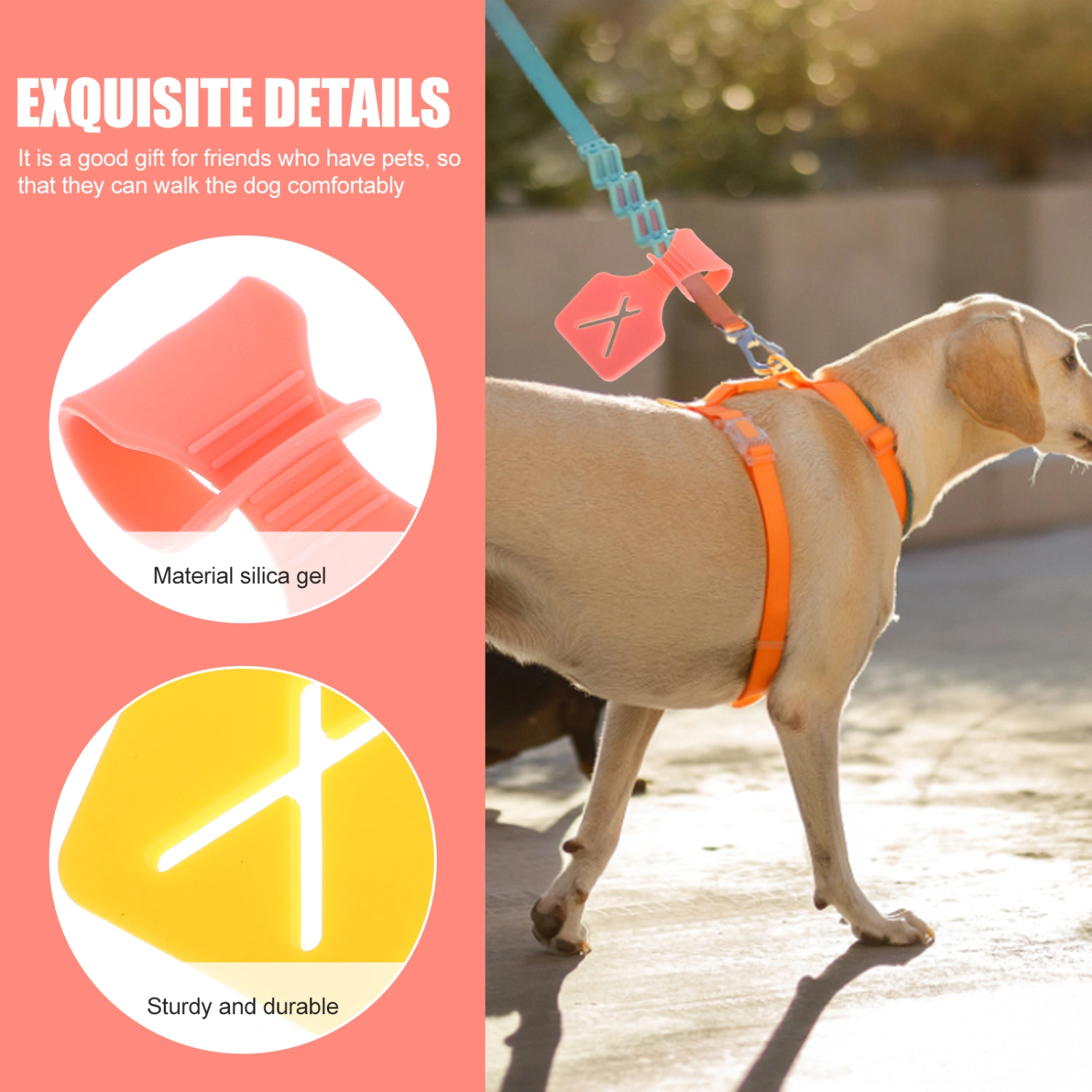 Poop Bag Clip Poop Bag Leash Holder Poop Bag Clip Pet Waste Bag Clip for Outdoor