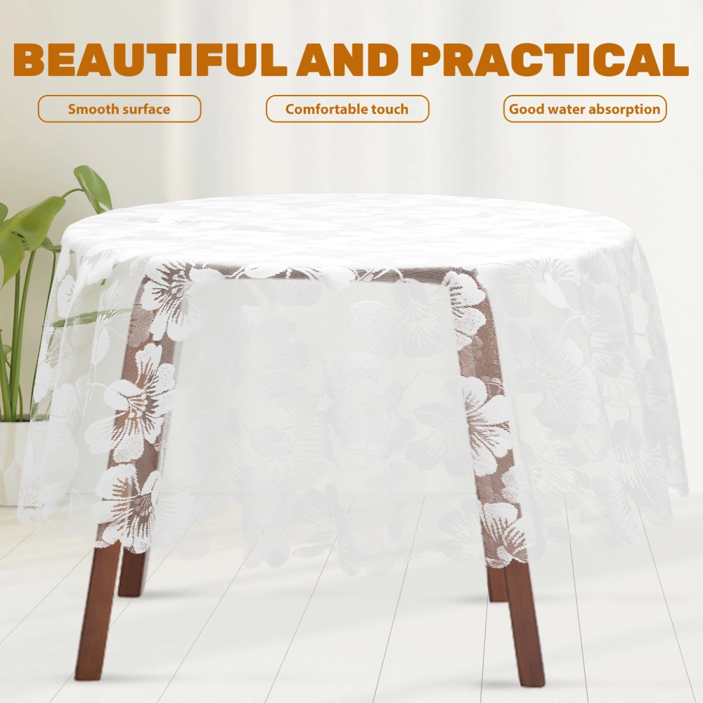 Lace Table Cloth Rustic Wedding Reception Table Decor Lace Tablecloth for Round Tables