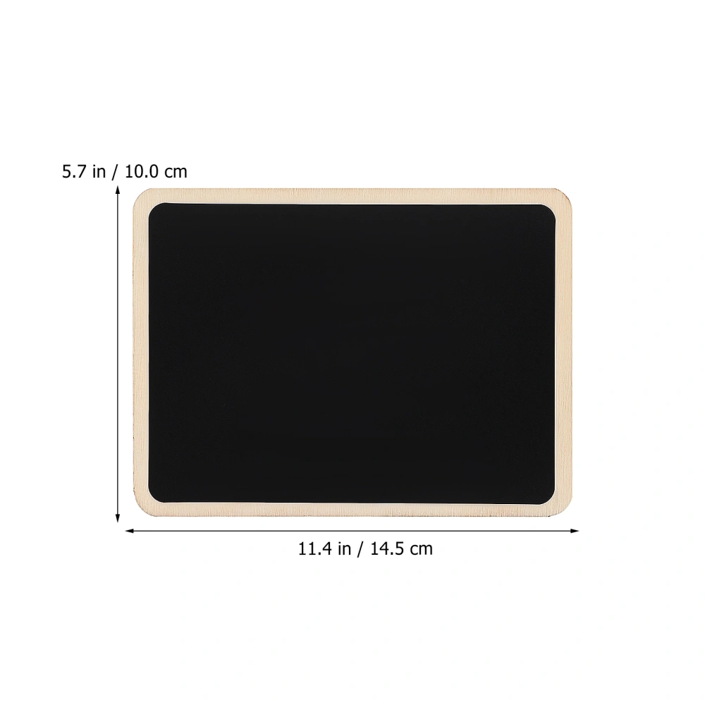 1 Set Chalkboard Signs Mini Wood Chalkboards Framed Small Chalk Boards for Reception