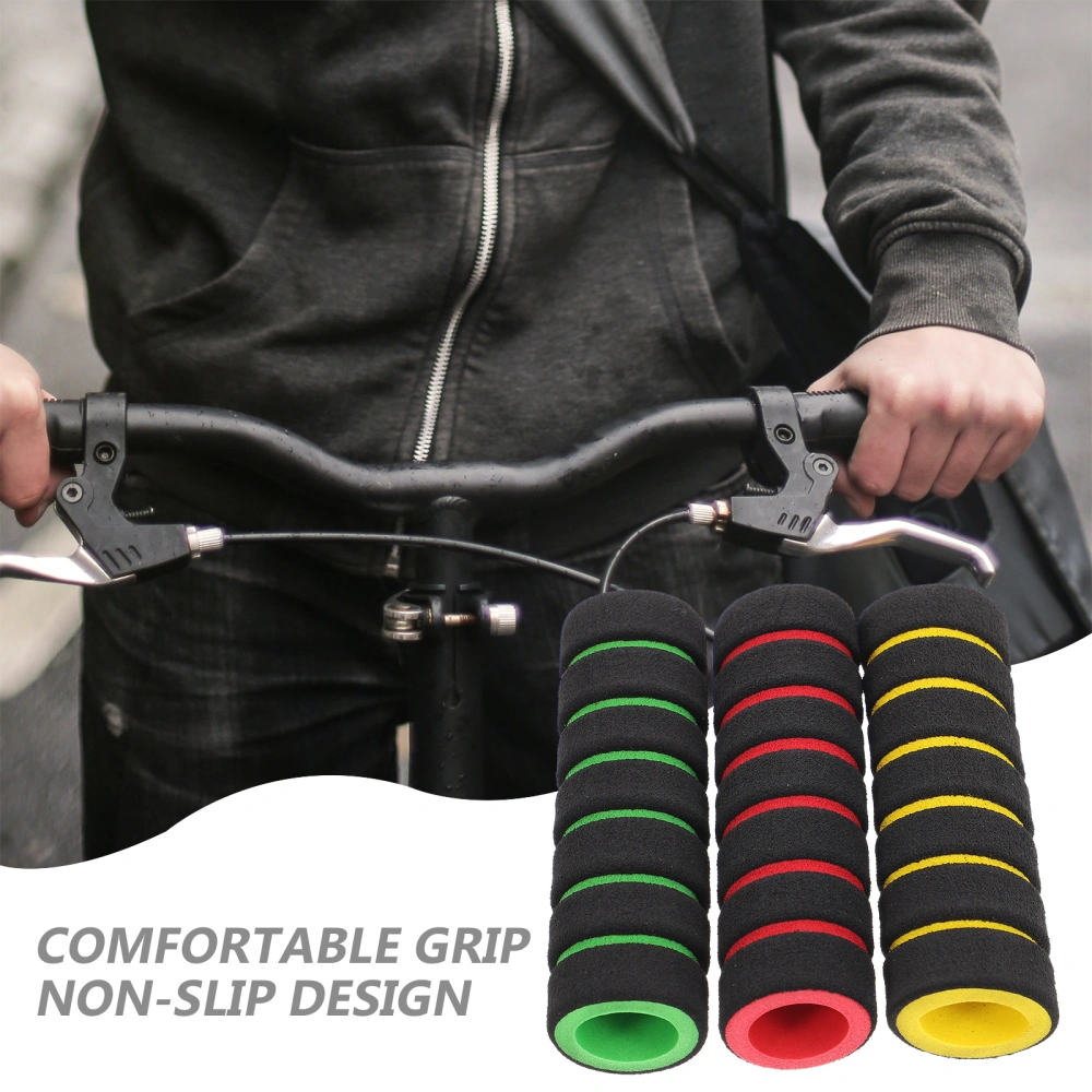 9 Pairs of Bicycles Handlebar Grips Bike Handle Protectors Nonslip Handlebars Covers for Bike