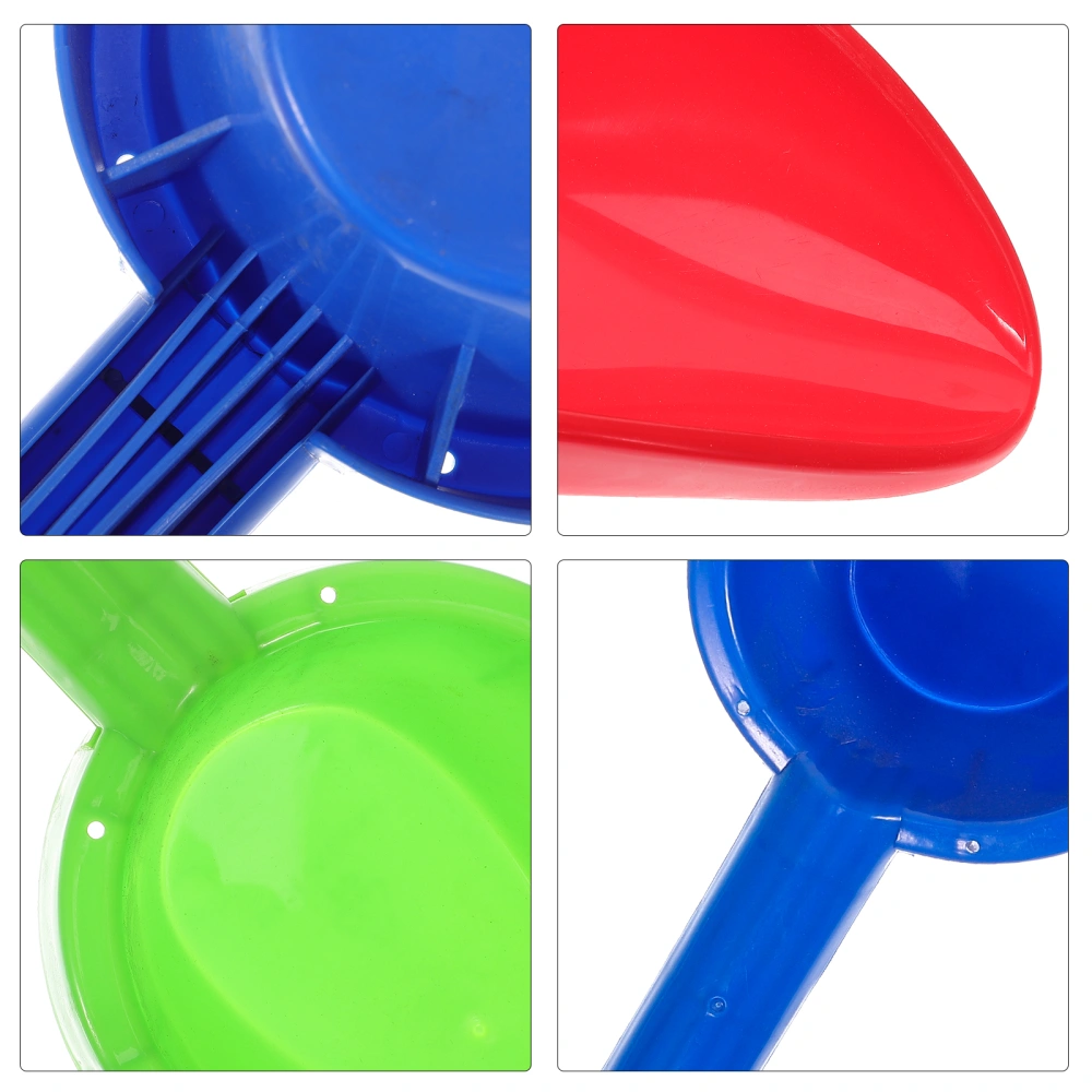 3Pcs Sand Shovels for Kids Colorful Toy Scoops Plastic Beach Sand Shovels Kid-Sized Sand Shovels