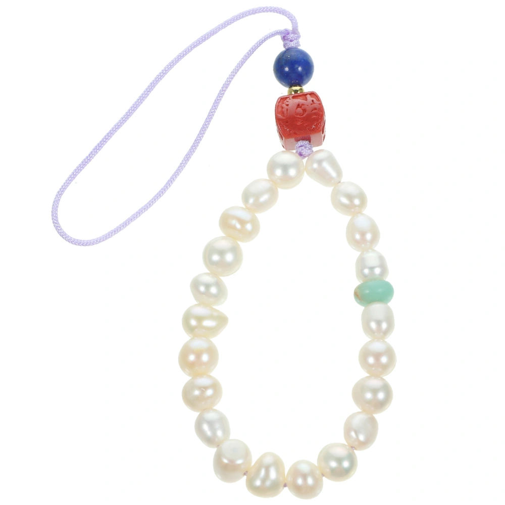 Phone Charm Strap Decorative Phone Strap Pearl Phone Case Lanyard Camera Strap for Women