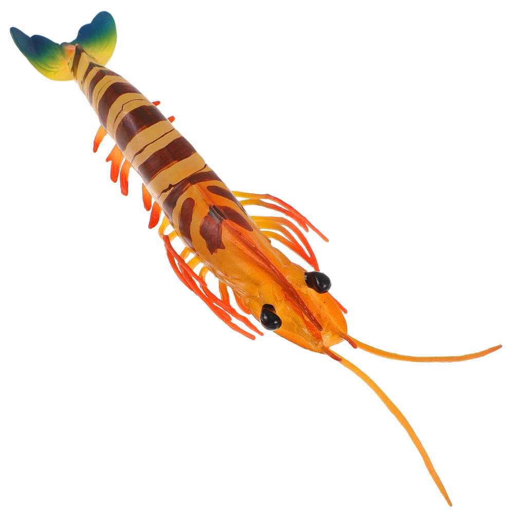 Simulation Shrimp Figurine Shrimp Figure Shrimp Model Simulation Marine Animal Educational Model