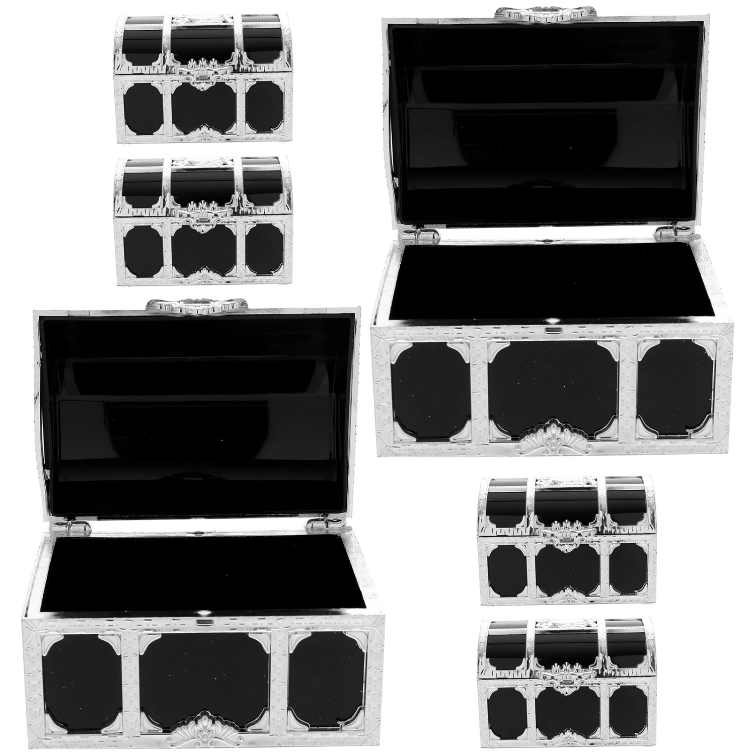 6pcs Treasure Chest Candy Boxes Wedding Favor Boxes Candy Holders Boxes for Wedding Party