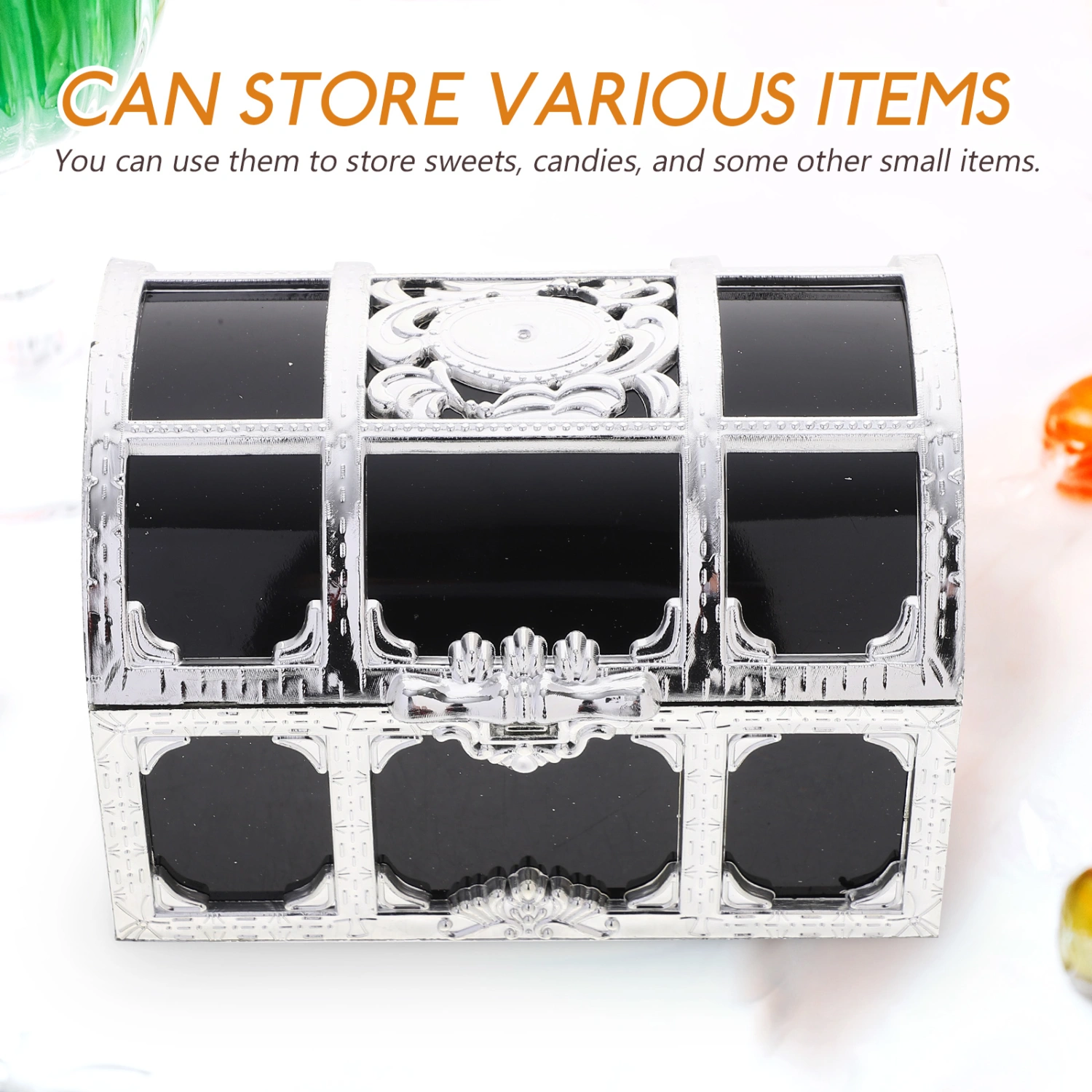 6pcs Treasure Chest Candy Boxes Wedding Favor Boxes Candy Holders Boxes for Wedding Party