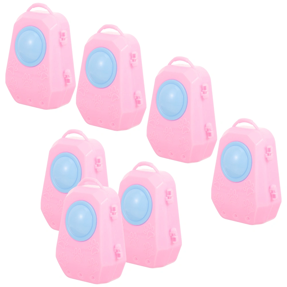 10pcs Mini Backpack Models Mini House Backpack Bags Mini House Decors Kids Photography Props