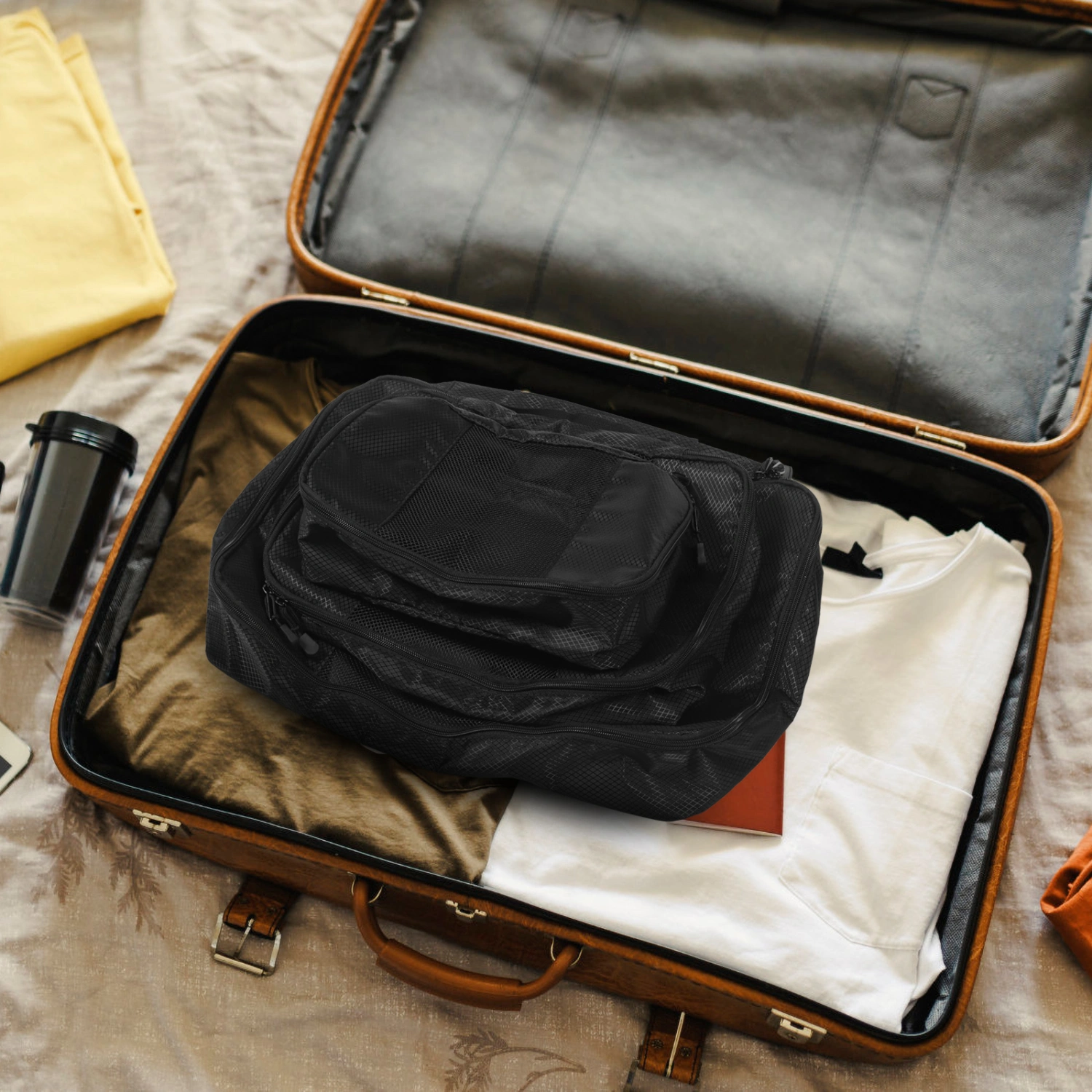 3Pcs Travel Storage Bags Travel Toiletries Bags Large Capacity Travel Bags Portable Travel Bags
