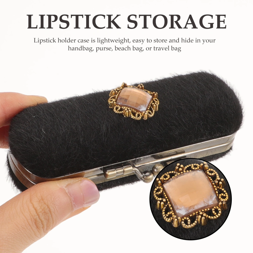 Lipstick Case Holder Small Makeup Organizer Bag Portable Lipstick Holder Lip Stick Box