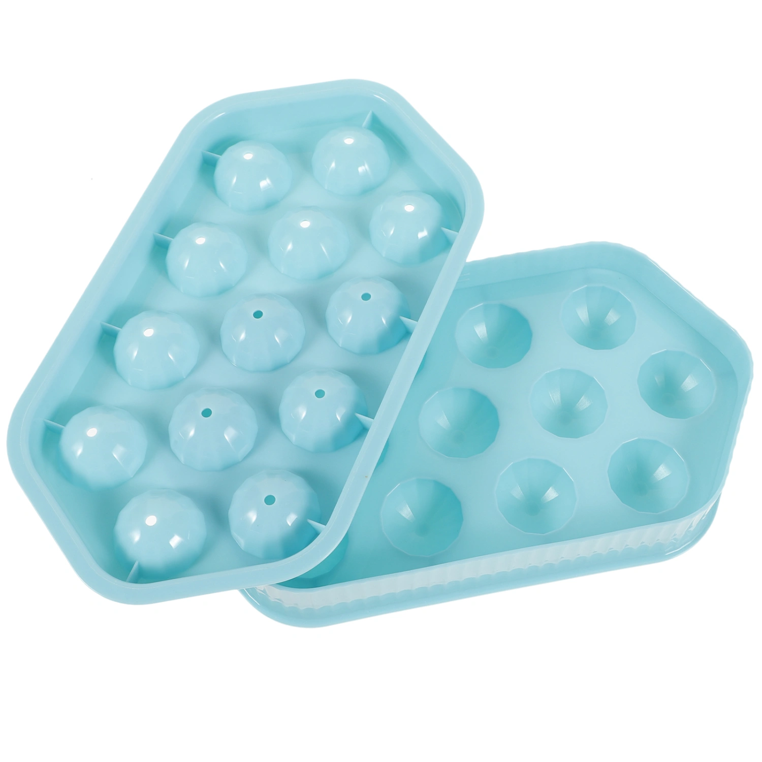 Round Ice Tray Ice Making Ball Mold Ice Making Plastic Tray Freezer Ice Tray with Lid