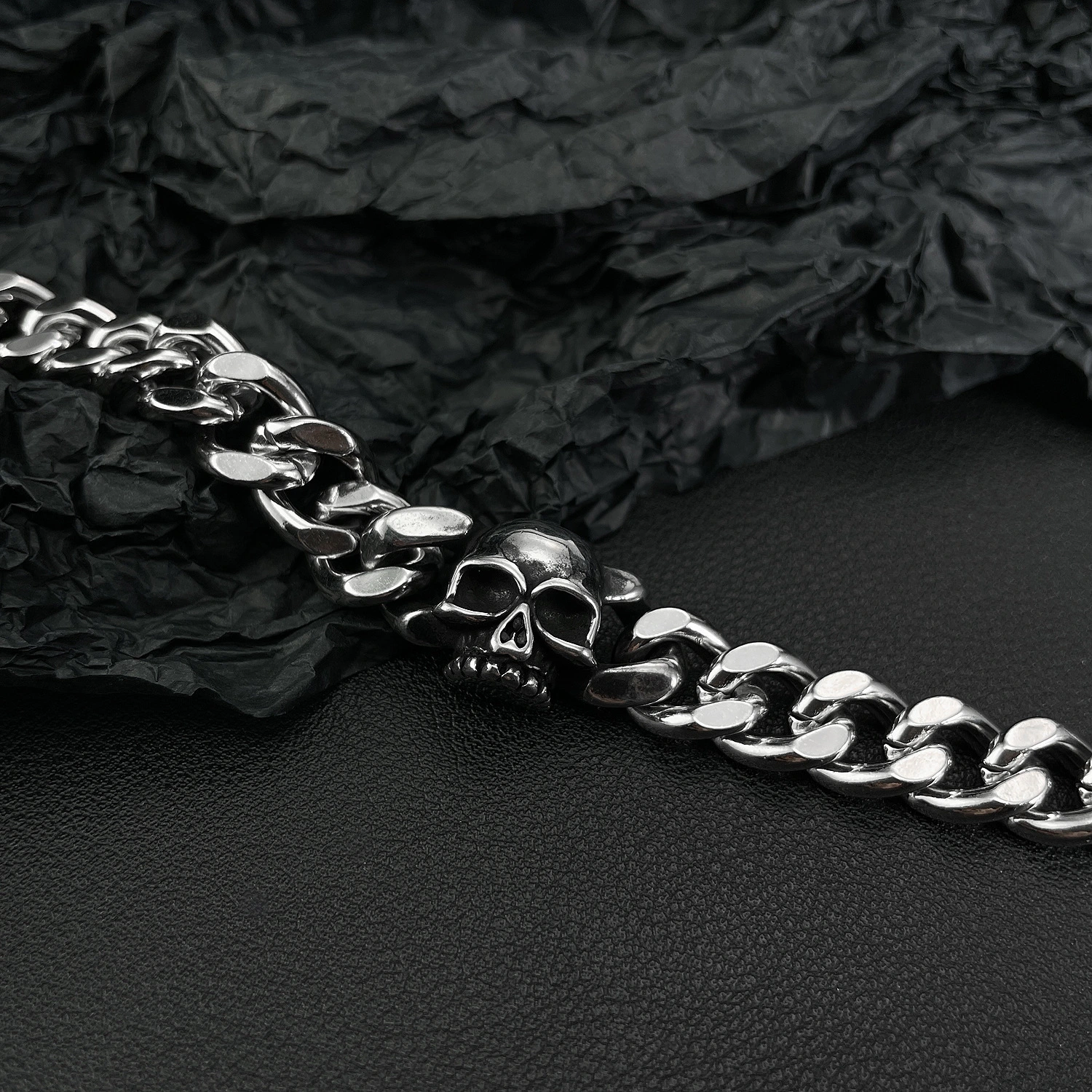 Punk Style Bracelet Chain Bracelet Halloween Bracelet Goth Bracelet Wrist Jewelry