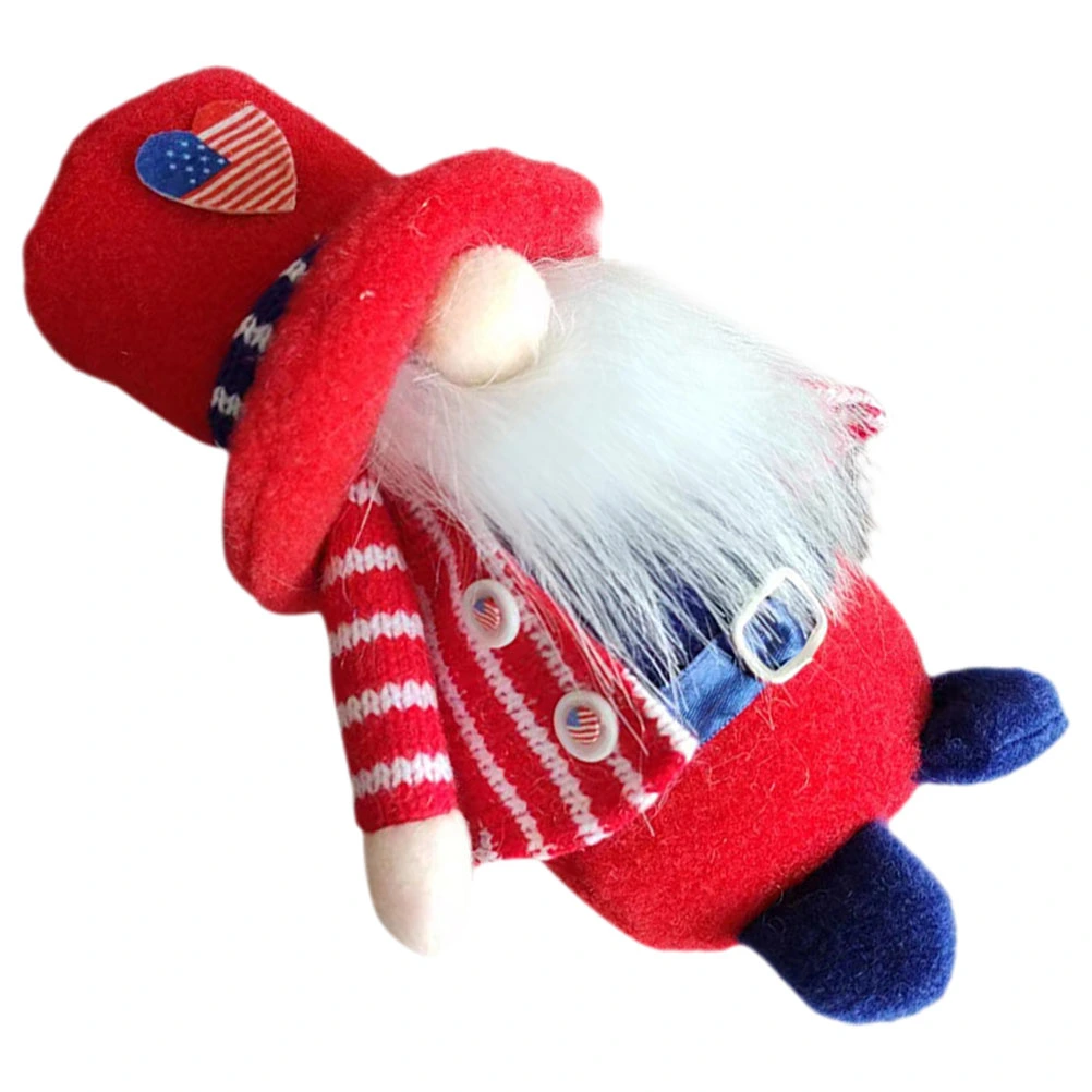 Independence Day Gnome Adornment Festival Gnome Decor Memorial Day Gnome Doll