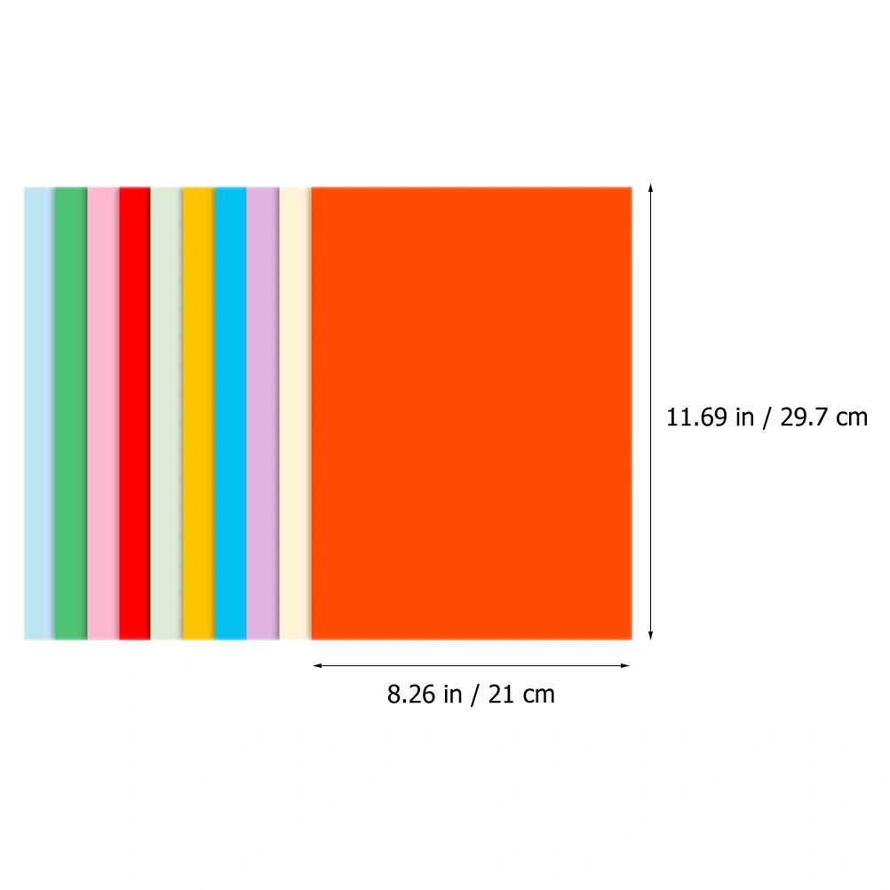 60 Sheets of Craft Paper Sheets Duplicating Papers Origami Papers for Kindergarten Kids