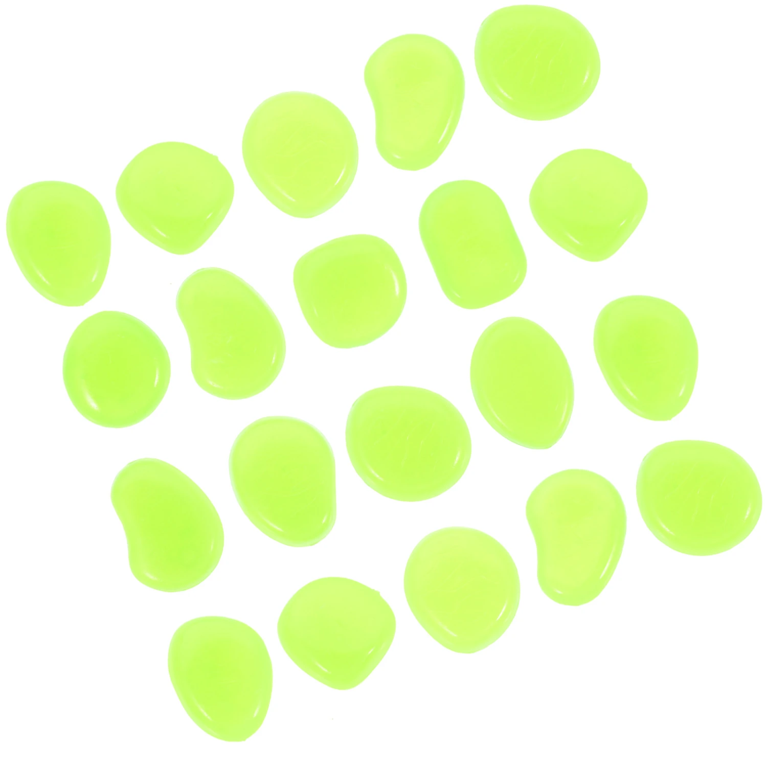 200pcs Luminous Stones Glow In The Dark Pebbles for Indoor and Outdoor Fish Tank Decor
