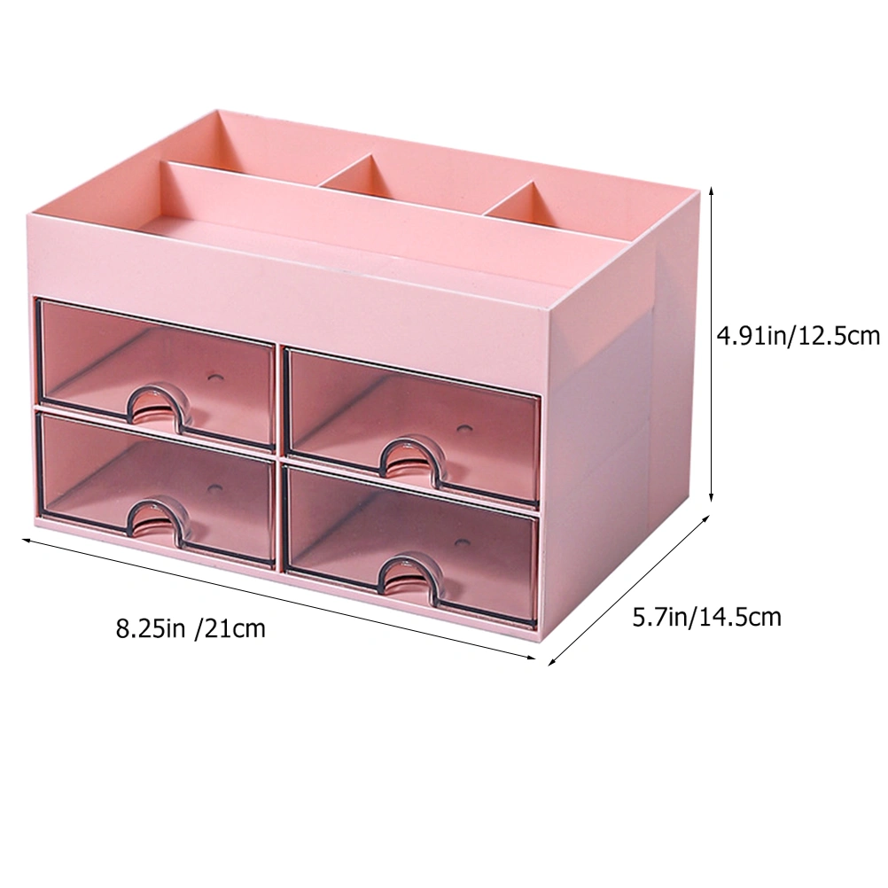 Desk Organizer Drawer Type Storage Box Cosmetics Storage Case Multi-function Stationery Organizer