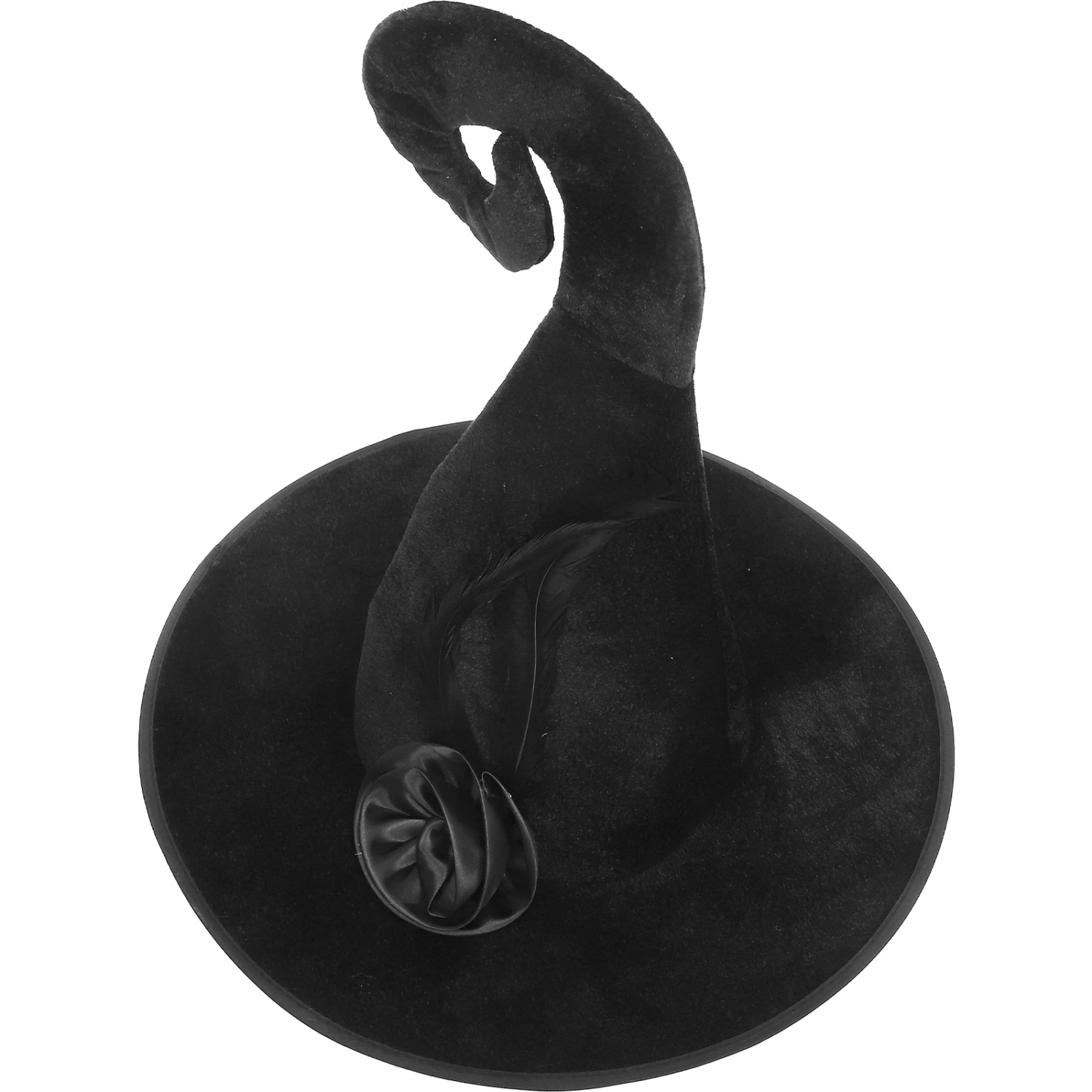 Halloween Cosplay Witch Hat Wide Brim Witch Cap Masquerade Cosplay Costume