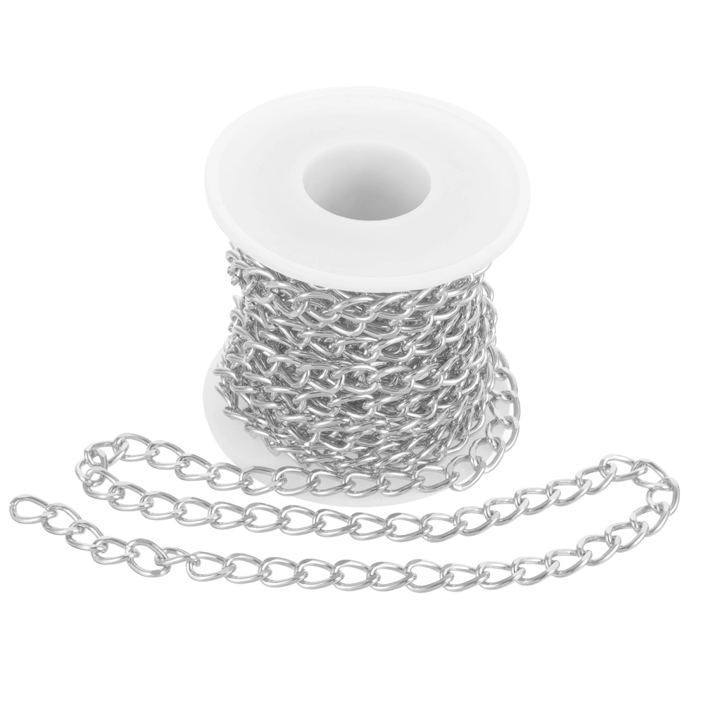 1 Roll of DIY Metal Chain Jewelry Necklace Making Link Chains Bags Crafts Chain Jewelry Making Supplies