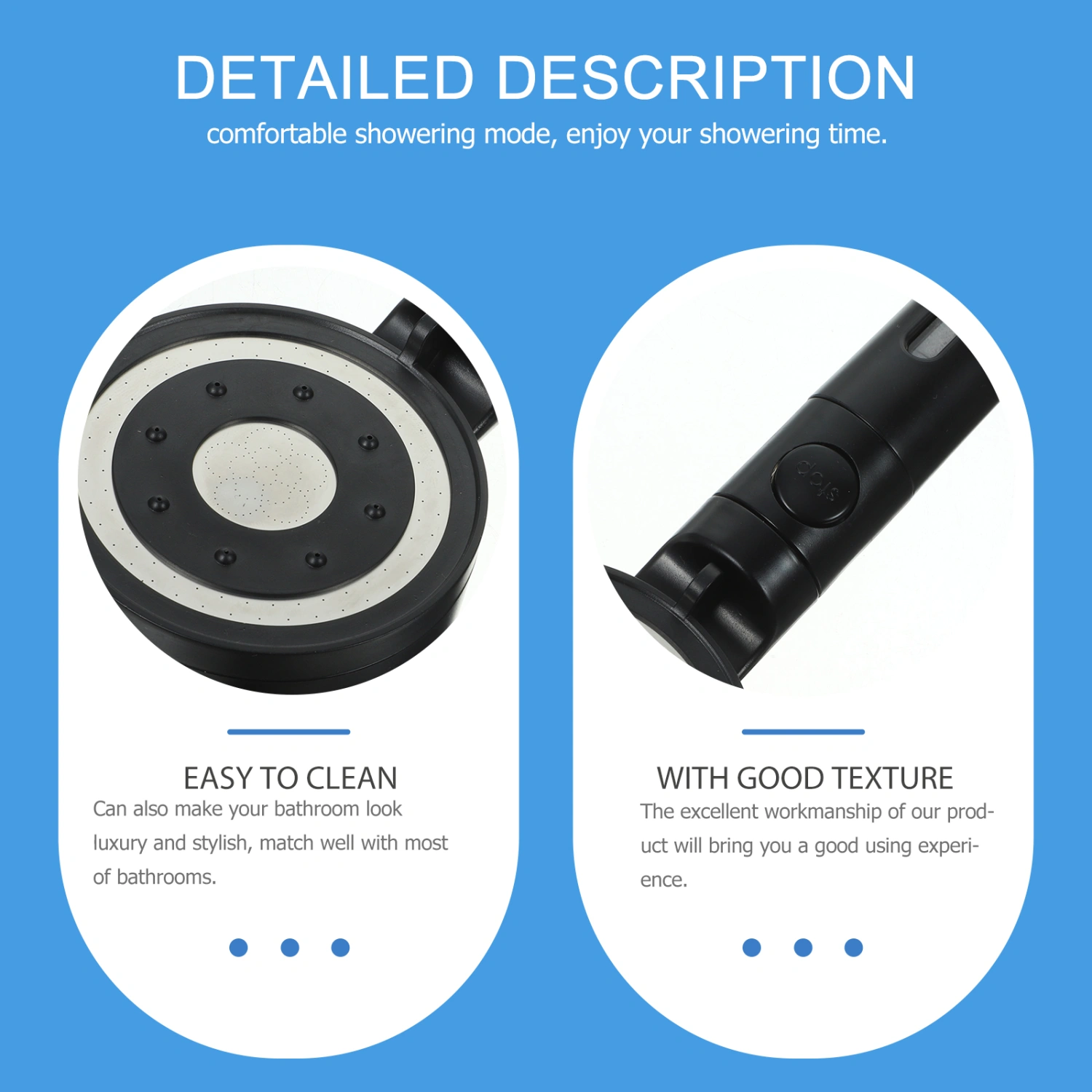Comfortable Handheld Shower Head Shower Sprinkler Nozzle Pressurized Shower Nozzle