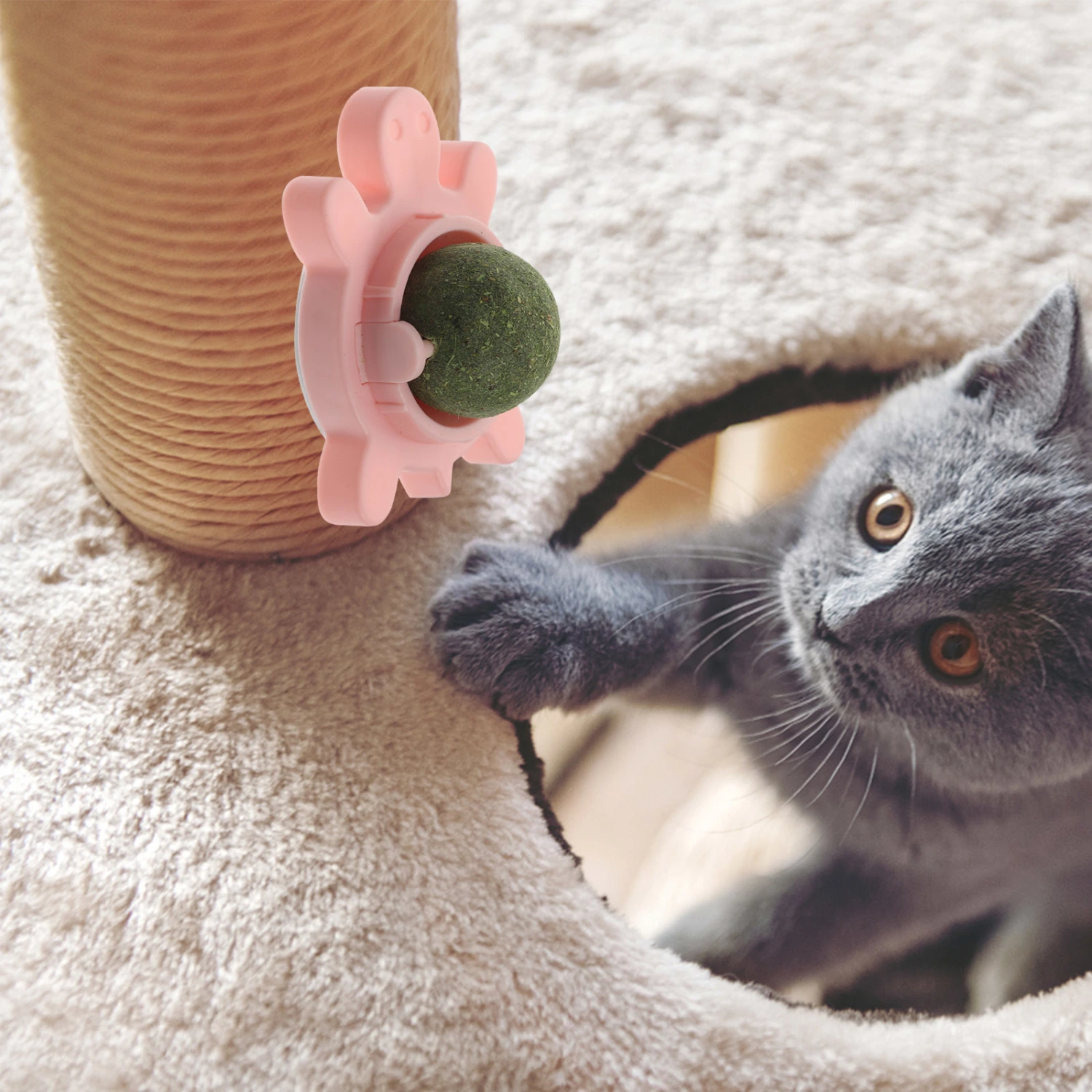 3Pcs Catnip Balls Wall Catnip Cat Toys for Indoor Cats Cat Toy Catnip Balls Gift