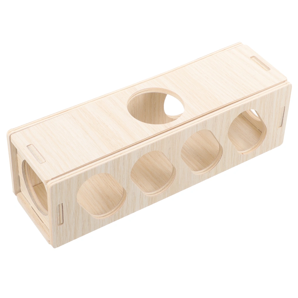 Rat Wooden House Wear-resistant Hamster Hideout Rat Hideout Hamster Tunnel Supply